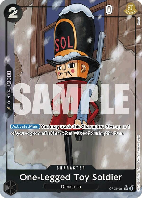 Image for One-Legged Toy Soldier (Full Art) (OP05-081) (Premium Booster -The Best-) - One Piece Card Game