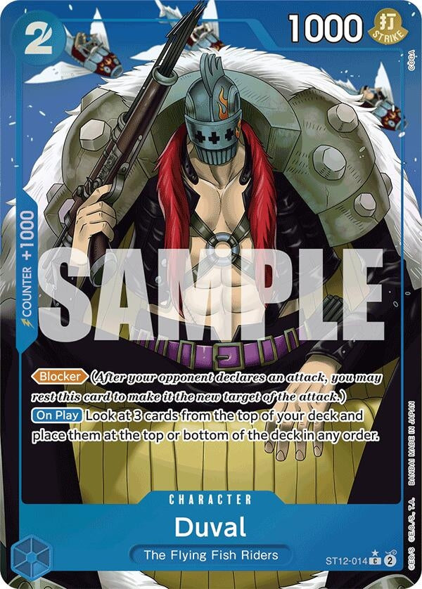 Image for Duval (Full Art) (ST12-014) (Premium Booster -The Best-) - One Piece Card Game