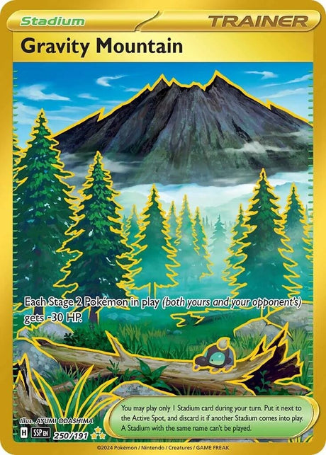 Image for Gravity Mountain (250/191) (SV08: Surging Sparks) - Pokemon