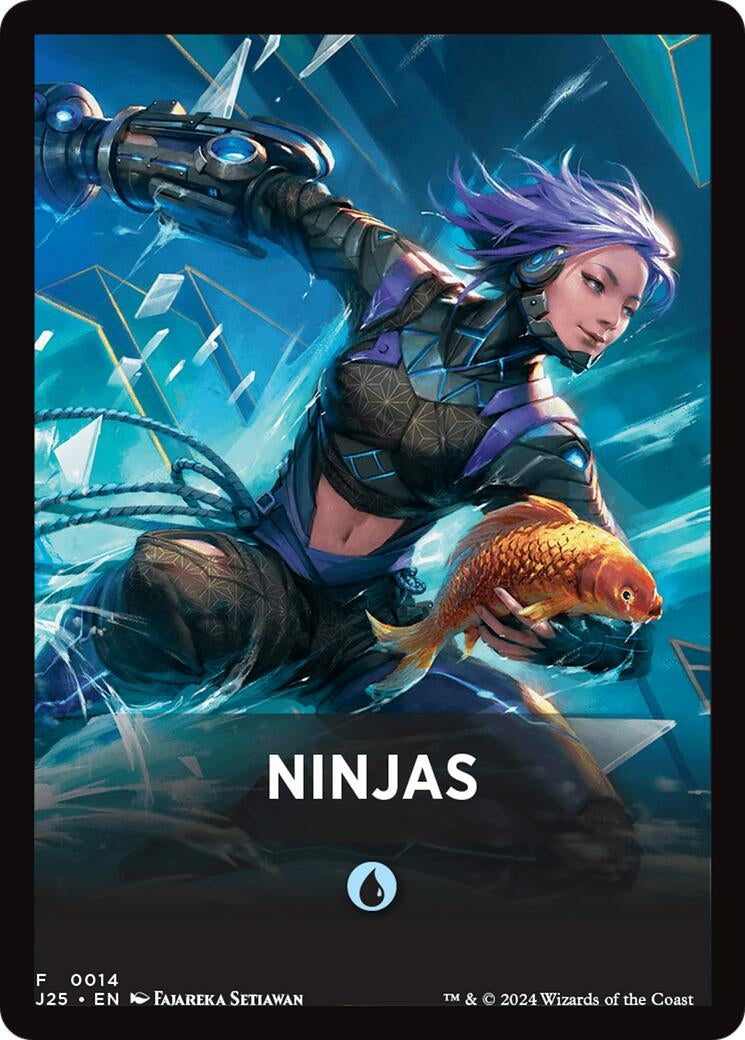 Image for Ninjas Theme Card (14) (Foundations Jumpstart) - Magic: The Gathering