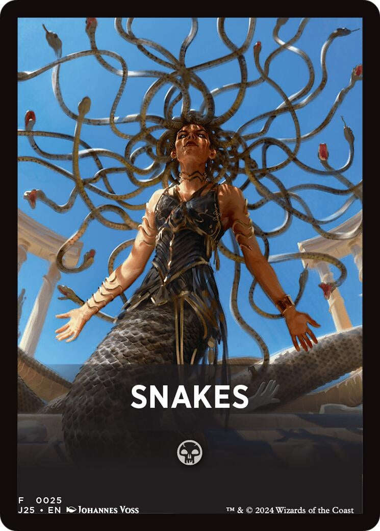 Image for Snakes Theme Card (25) (Foundations Jumpstart) - Magic: The Gathering