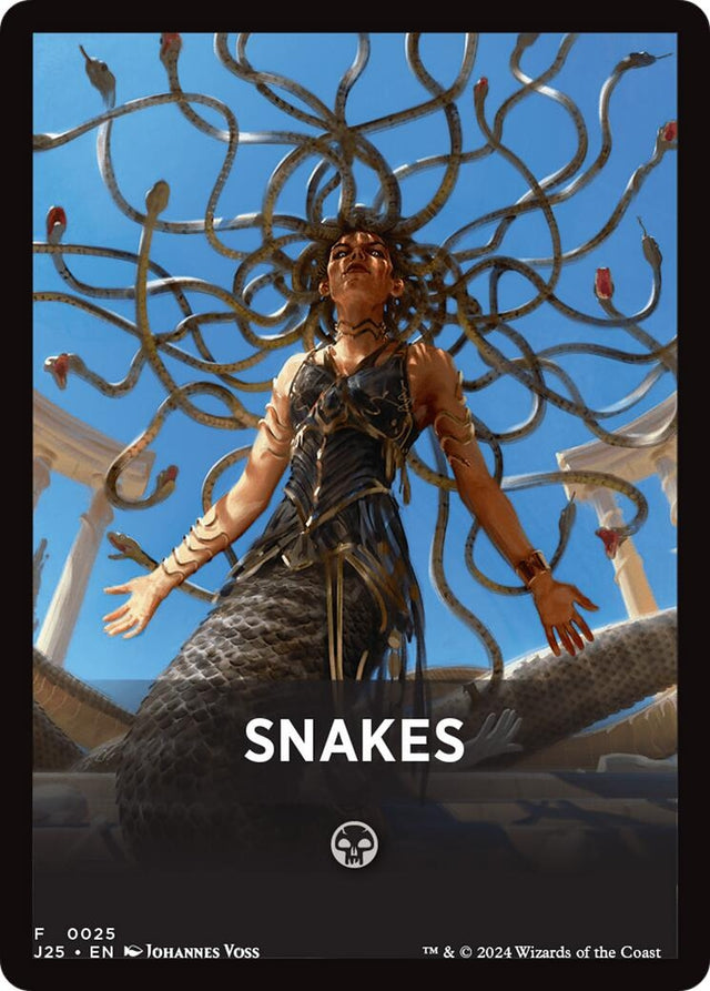 Image for Snakes Theme Card (25) (Foundations Jumpstart) - Magic: The Gathering