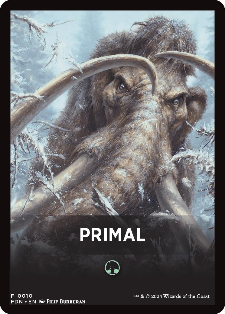 Image for Primal Theme Card (10) (Foundations) - Magic: The Gathering