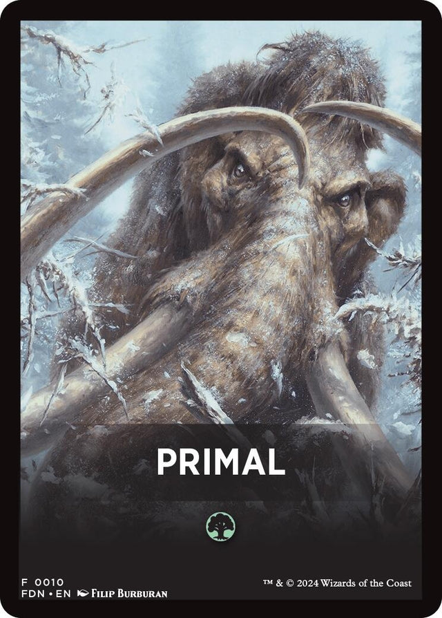 Image for Primal Theme Card (10) (Foundations) - Magic: The Gathering