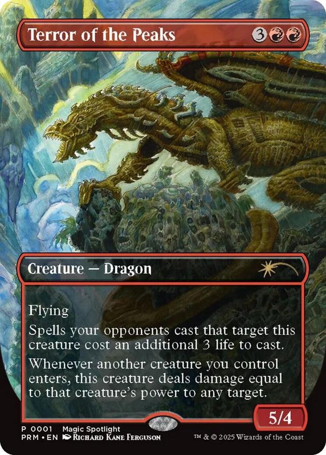 Image for Terror of the Peaks (1) (Unique and Miscellaneous Promos) (UMP) - Magic: The Gathering