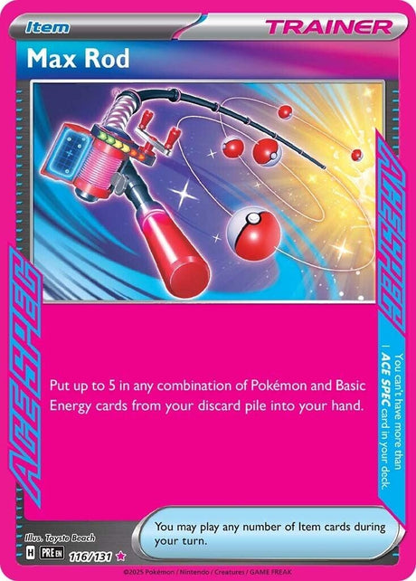 Image for Max Rod (116/131) (SV: Prismatic Evolutions) - Pokemon