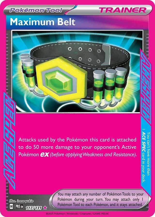Image for Maximum Belt (117/131) (SV: Prismatic Evolutions) - Pokemon