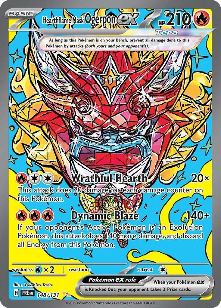 Hearthflame Mask Ogerpon ex (148/131) (SV: Prismatic Evolutions)