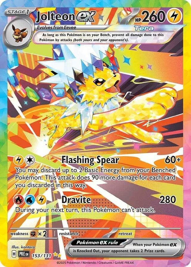 Image for Jolteon ex (153/131) (SV: Prismatic Evolutions) - Pokemon