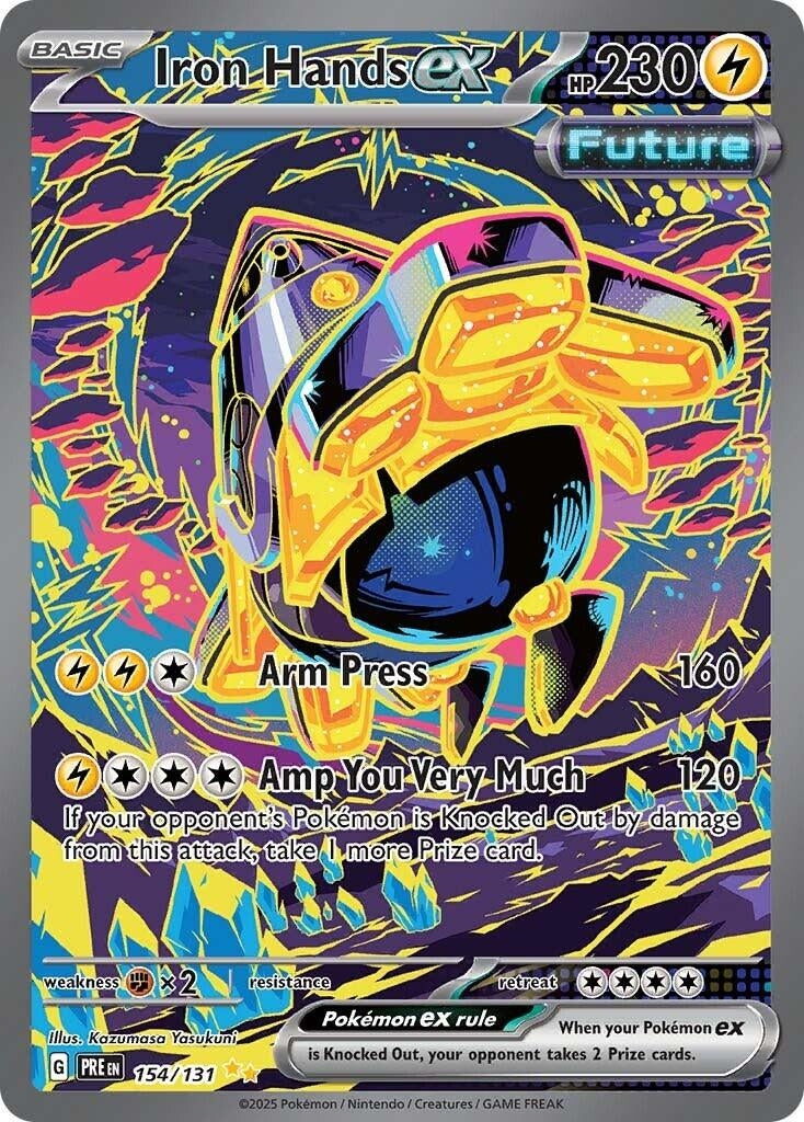 Image for Iron Hands ex (154/131) (SV: Prismatic Evolutions) - Pokemon