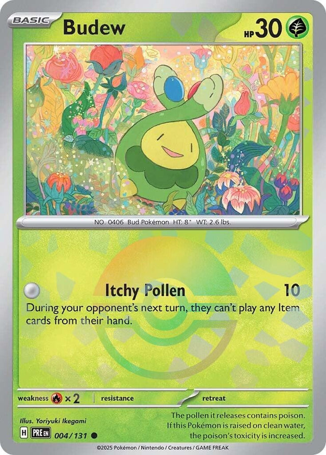 Image for Budew (Poke Ball Pattern) (004/131) (SV: Prismatic Evolutions) - Pokemon