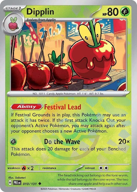 Image for Dipplin (Poke Ball Pattern) (010/131) (SV: Prismatic Evolutions) - Pokemon