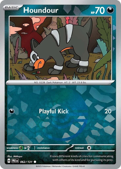 Image for Houndour (Poke Ball Pattern) (062/131) (SV: Prismatic Evolutions) - Pokemon