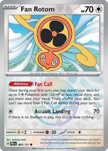 Image for Fan Rotom (Poke Ball Pattern) (085/131) (SV: Prismatic Evolutions) - Pokemon
