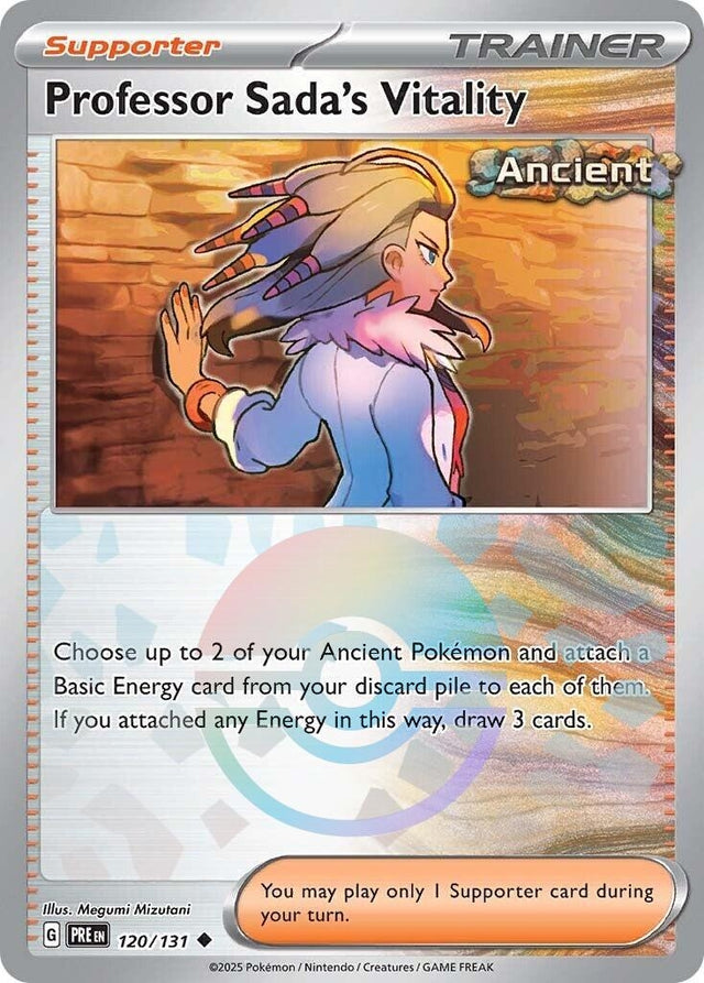 Image for Professor Sada's Vitality (Poke Ball Pattern) (120/131) (SV: Prismatic Evolutions) - Pokemon