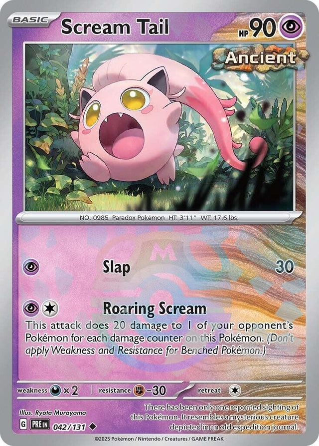 Image for Scream Tail (Master Ball Pattern) (042/131) (SV: Prismatic Evolutions) - Pokemon
