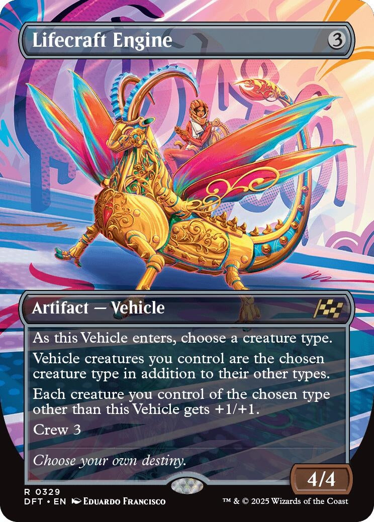 Image for Lifecraft Engine (Borderless) (329) (Aetherdrift) (DFT) - Magic: The Gathering