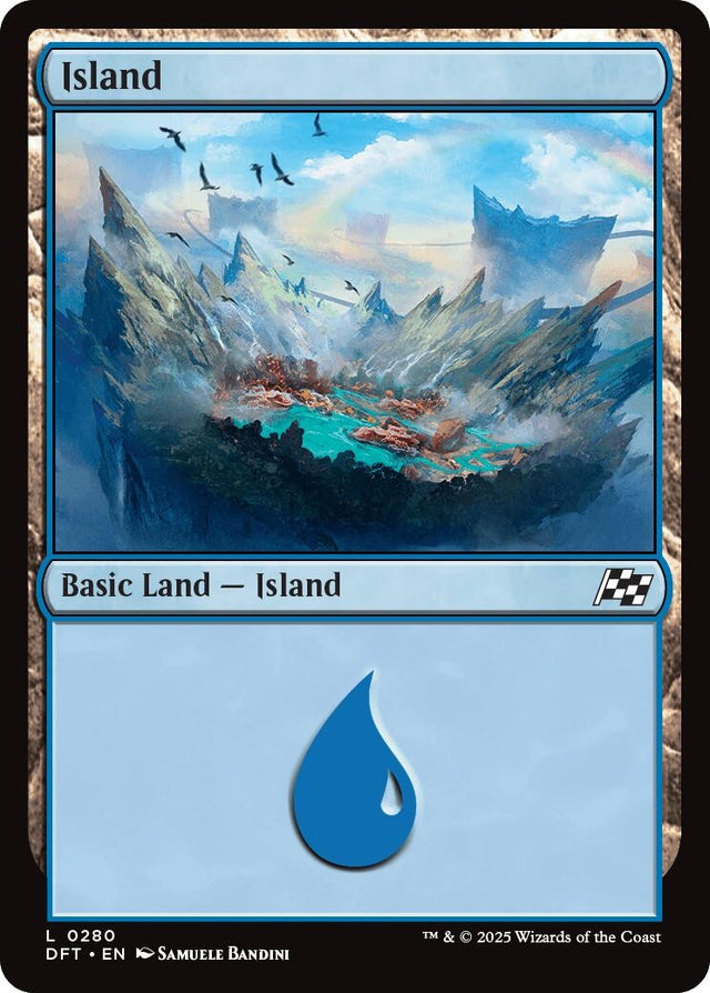 Image for Island (0280) (280) (Aetherdrift) (DFT) - Magic: The Gathering