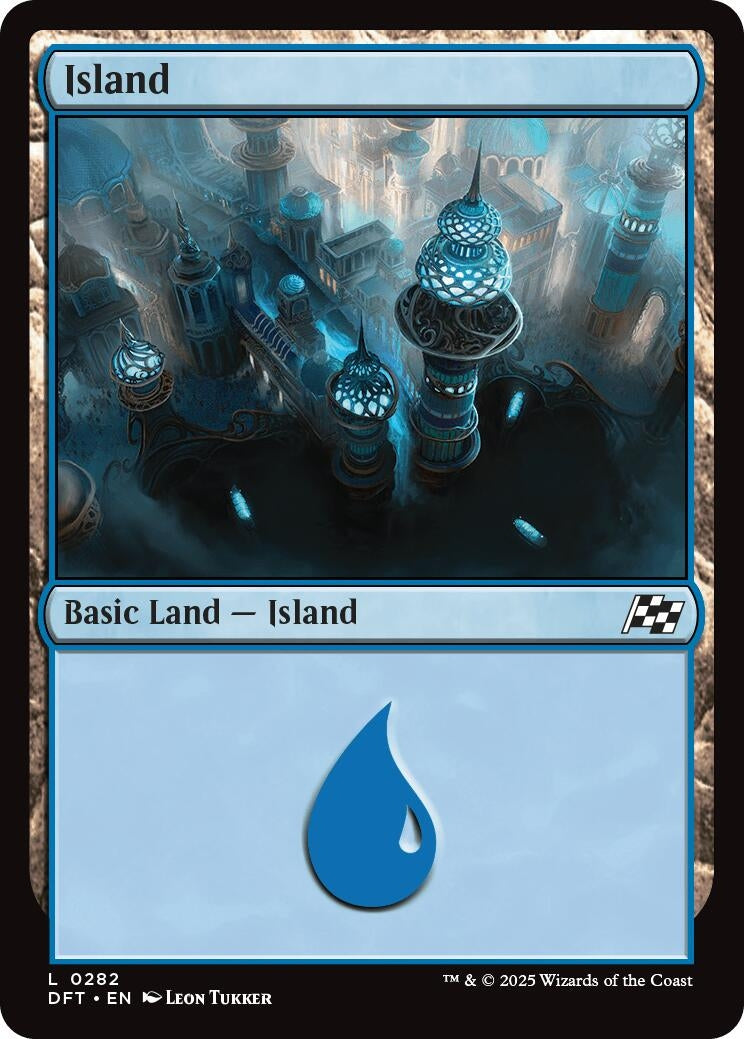 Image for Island (0282) (282) (Aetherdrift) (DFT) - Magic: The Gathering