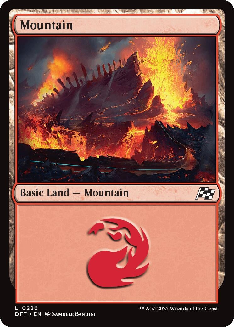 Image for Mountain (0286) (286) (Aetherdrift) (DFT) - Magic: The Gathering