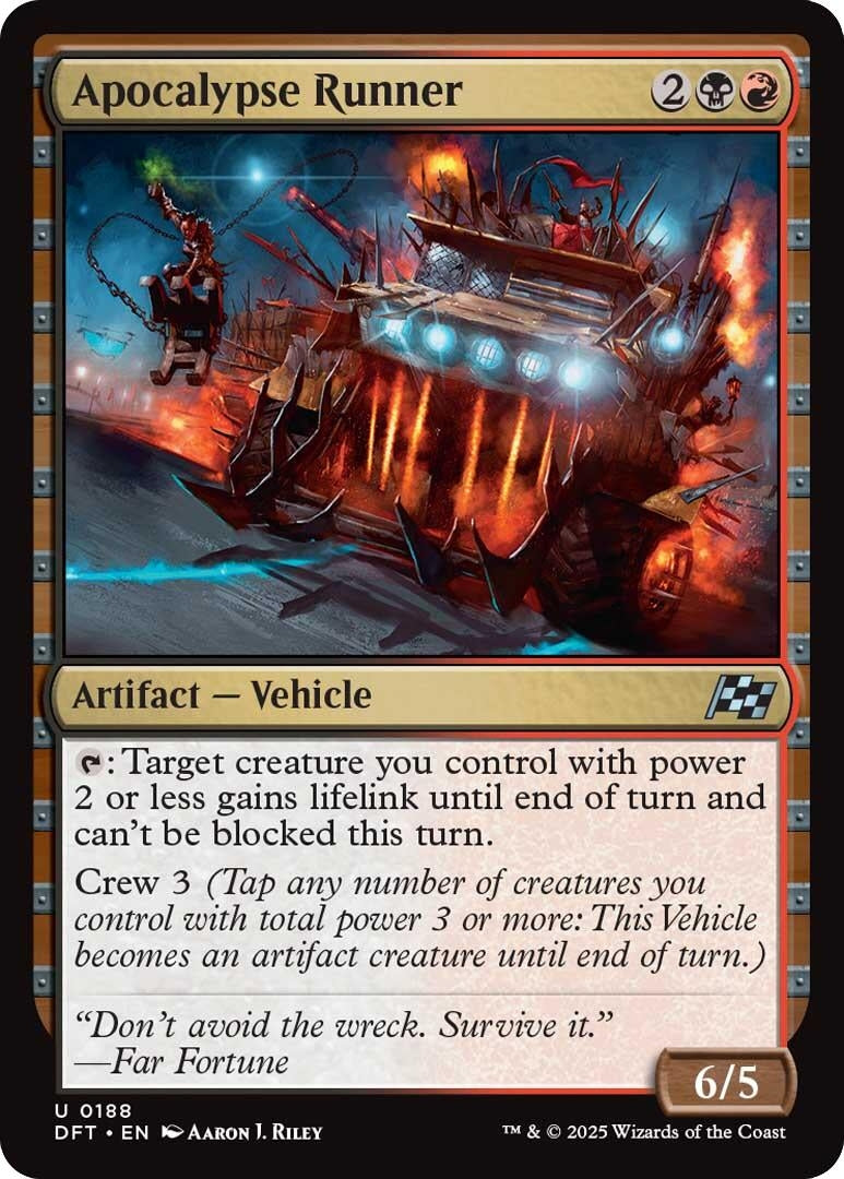 Image for Apocalypse Runner (188) (Aetherdrift) (DFT) - Magic: The Gathering