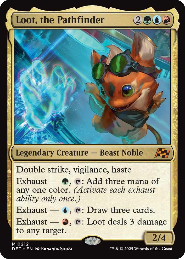 Image for Loot, the Pathfinder (212) (Foil) (Aetherdrift) (DFT) - Magic: The Gathering