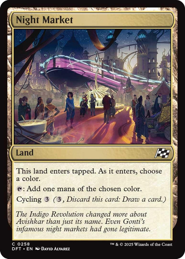 Image for Night Market (258) (Aetherdrift) (DFT) - Magic: The Gathering