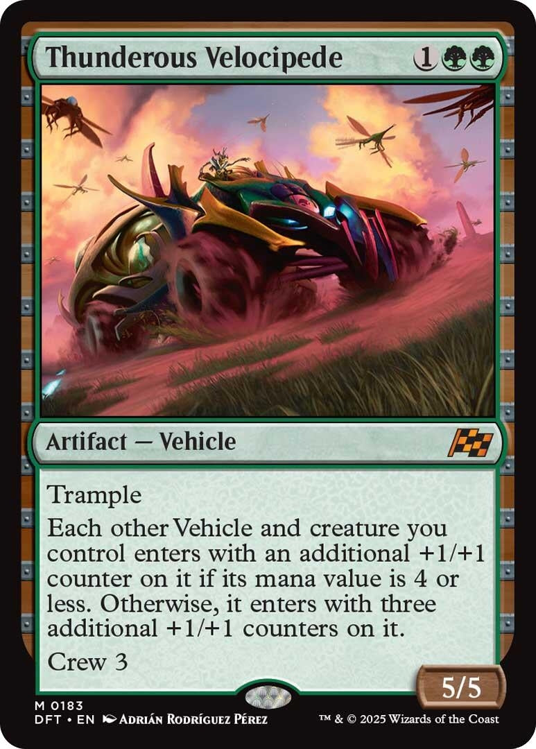Image for Thunderous Velocipede (183) (Foil) (Aetherdrift) (DFT) - Magic: The Gathering