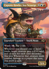 Image for Captain Howler, Sea Scourge (Borderless) (361) (Foil) (Aetherdrift) (DFT) - Magic: The Gathering