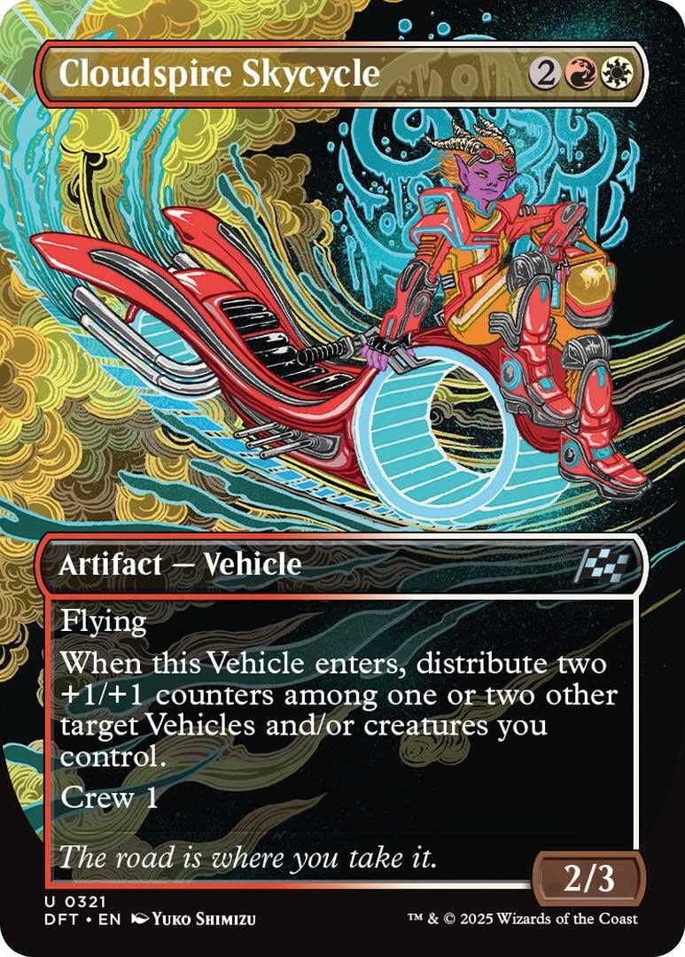Image for Cloudspire Skycycle (Borderless) (321) (Aetherdrift) (DFT) - Magic: The Gathering