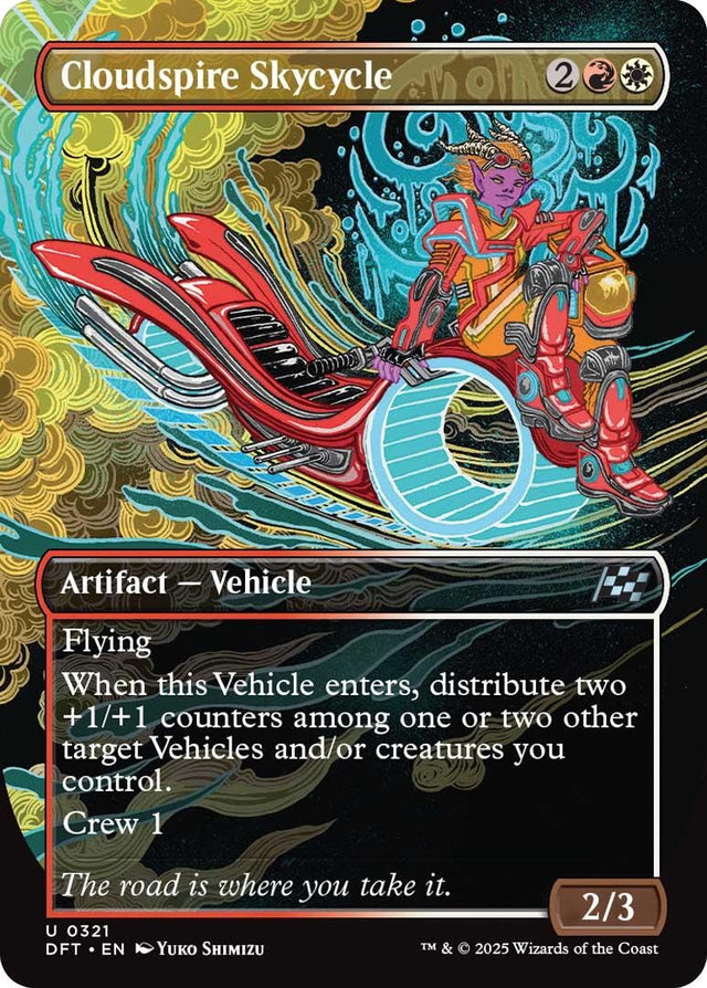 Image for Cloudspire Skycycle (Borderless) (321) (Aetherdrift) (DFT) - Magic: The Gathering