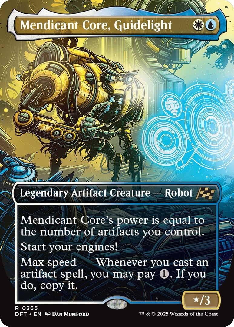 Image for Mendicant Core, Guidelight (Borderless) (365) (Foil) (Aetherdrift) (DFT) - Magic: The Gathering