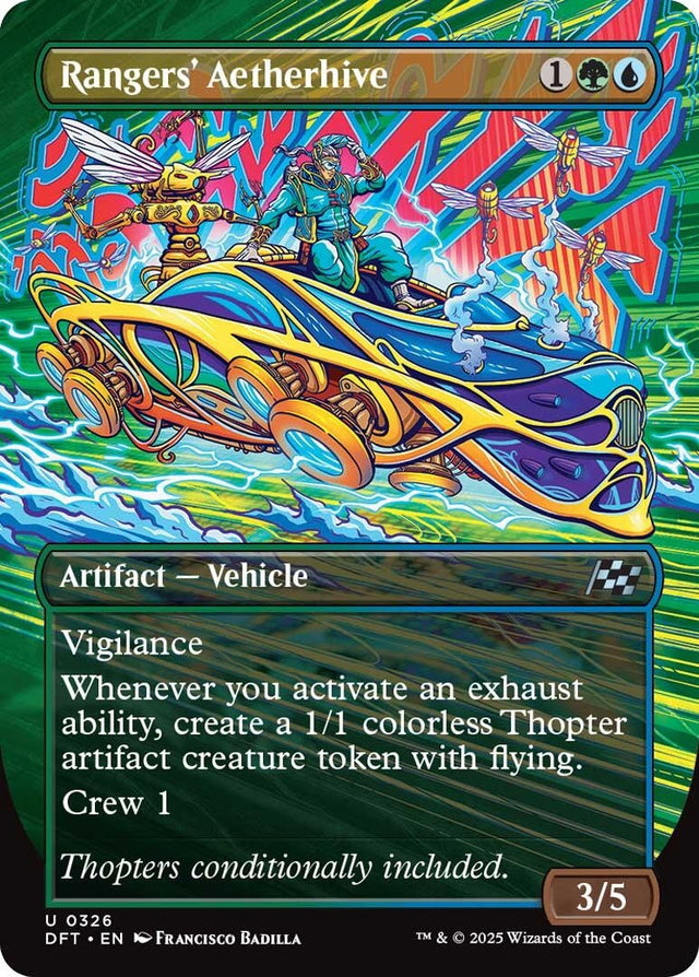 Image for Rangers' Aetherhive (Borderless) (326) (Foil) (Aetherdrift) (DFT) - Magic: The Gathering