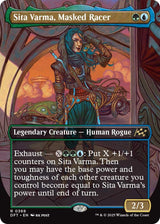 Image for Sita Varma, Masked Racer (Borderless) (368) (Foil) (Aetherdrift) (DFT) - Magic: The Gathering