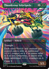 Image for Thunderous Velocipede (Borderless) (317) (Foil) (Aetherdrift) (DFT) - Magic: The Gathering