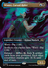 Image for Winter, Cursed Rider (Borderless) (369) (Foil) (Aetherdrift) (DFT) - Magic: The Gathering