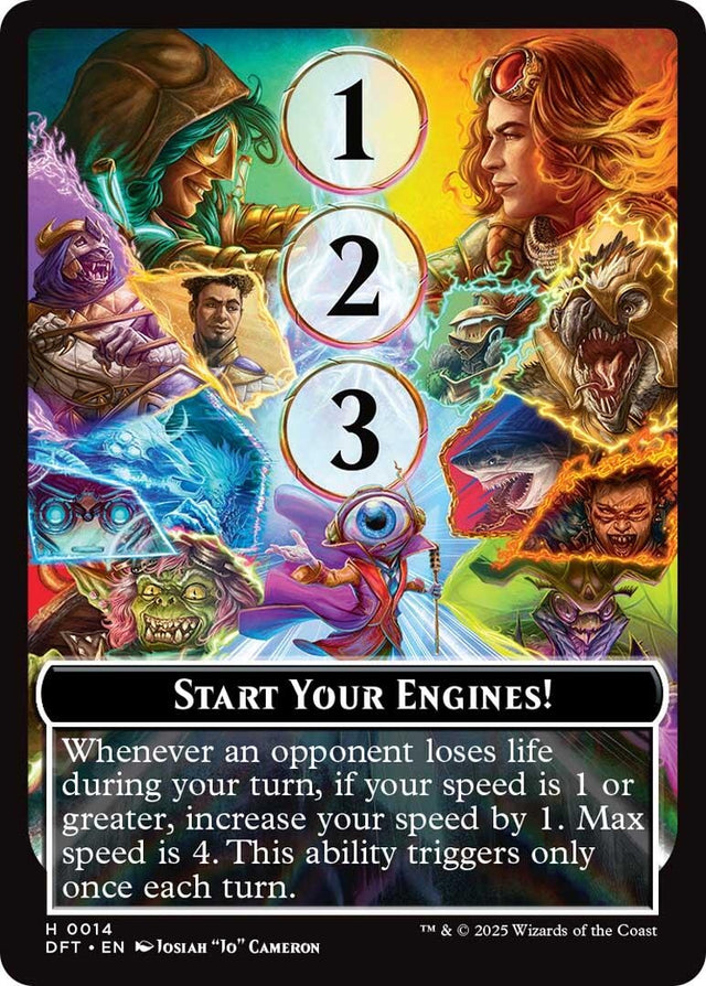 Image for Start Your Engines! // Max Speed (14) (Foil) (Aetherdrift) (DFT) - Magic: The Gathering