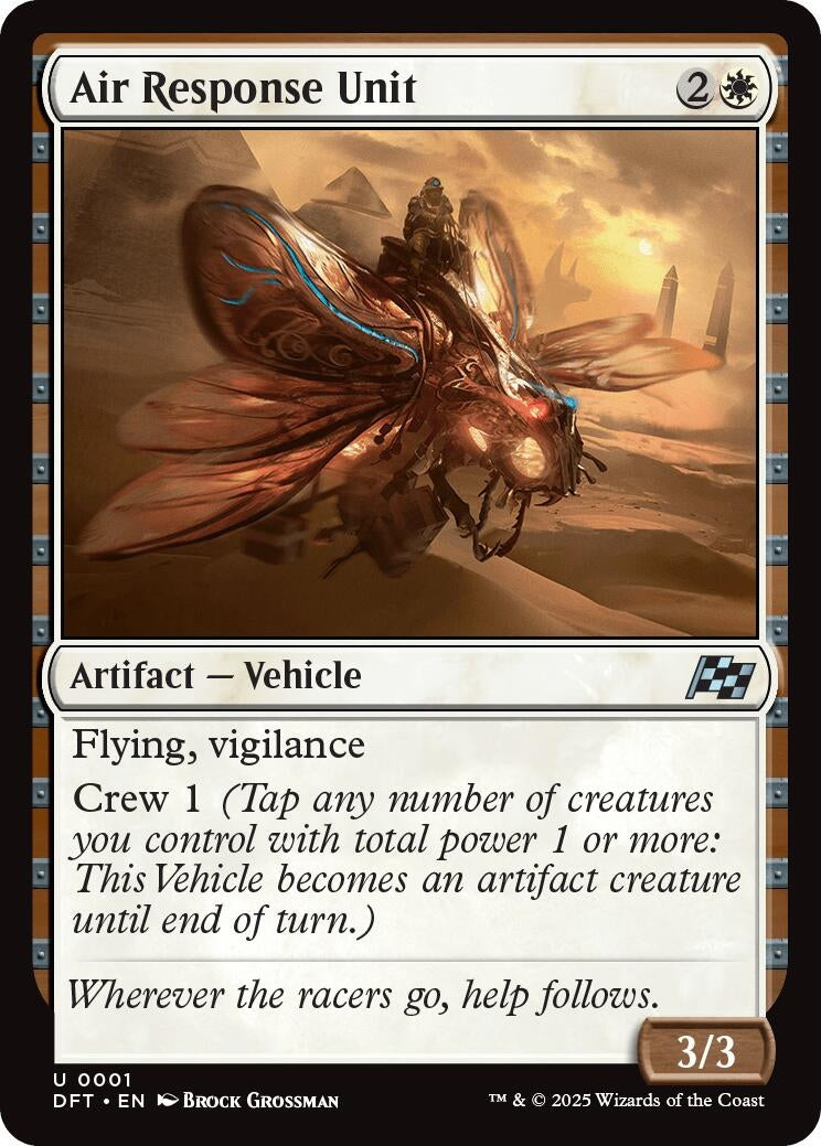 Image for Air Response Unit (1) (Foil) (Aetherdrift) (DFT) - Magic: The Gathering