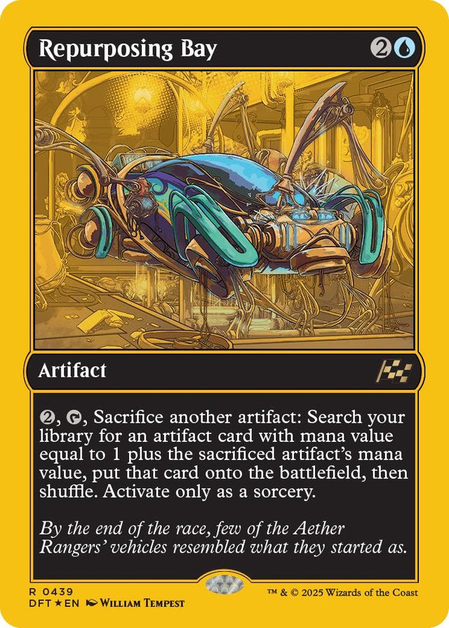 Image for Repurposing Bay (First-Place Foil) (439) (Foil) (Aetherdrift) (DFT) - Magic: The Gathering