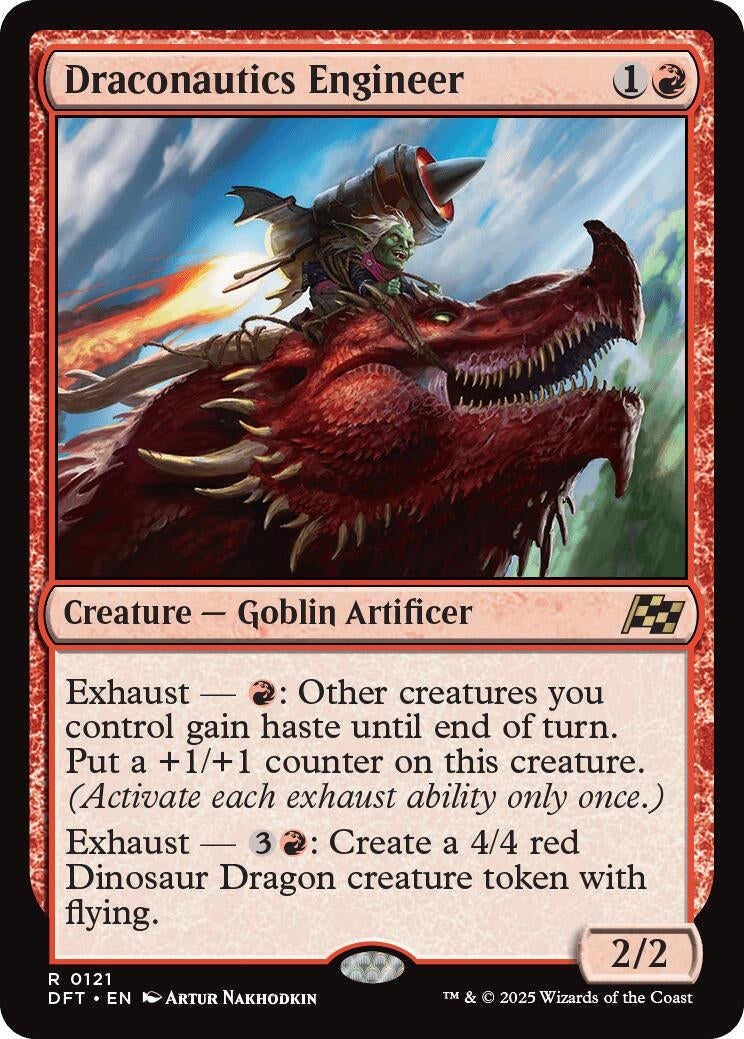 Image for Draconautics Engineer (121) (Aetherdrift) (DFT) - Magic: The Gathering