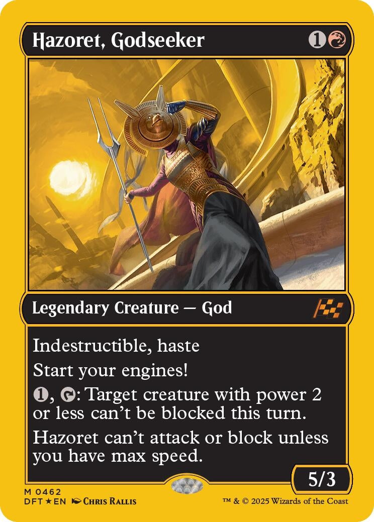 Image for Hazoret, Godseeker (First-Place Foil) (462) (Foil) (Aetherdrift) (DFT) - Magic: The Gathering