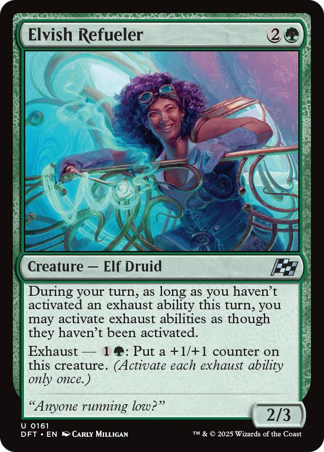 Image for Elvish Refueler (161) (Foil) (Aetherdrift) (DFT) - Magic: The Gathering