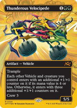 Image for Thunderous Velocipede (Borderless) (First-Place Foil) (529) (Foil) (Aetherdrift) (DFT) - Magic: The Gathering