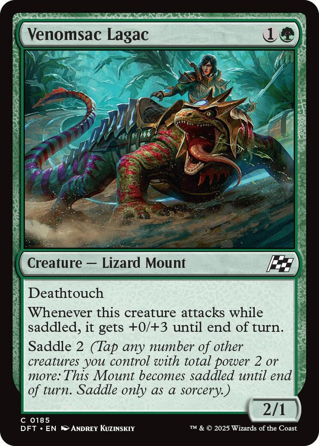 Image for Venomsac Lagac (185) (Aetherdrift) (DFT) - Magic: The Gathering