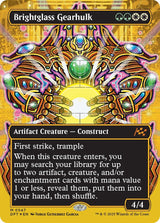 Image for Brightglass Gearhulk (Borderless) (First-Place Foil) (547) (Foil) (Aetherdrift) (DFT) - Magic: The Gathering
