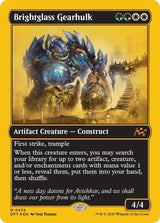 Image for Brightglass Gearhulk (First-Place Foil) (474) (Foil) (Aetherdrift) (DFT) - Magic: The Gathering