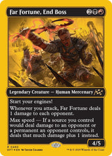 Image for Far Fortune, End Boss (First-Place Foil) (480) (Foil) (Aetherdrift) (DFT) - Magic: The Gathering