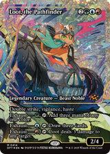 Image for Loot, the Pathfinder (Showcase) (Fracture Foil) (414) (Foil) (Aetherdrift) (DFT) - Magic: The Gathering