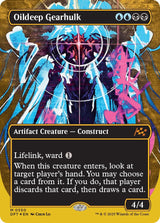 Image for Oildeep Gearhulk (Borderless) (First-Place Foil) (550) (Foil) (Aetherdrift) (DFT) - Magic: The Gathering