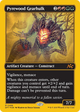 Image for Pyrewood Gearhulk (First-Place Foil) (488) (Foil) (Aetherdrift) (DFT) - Magic: The Gathering